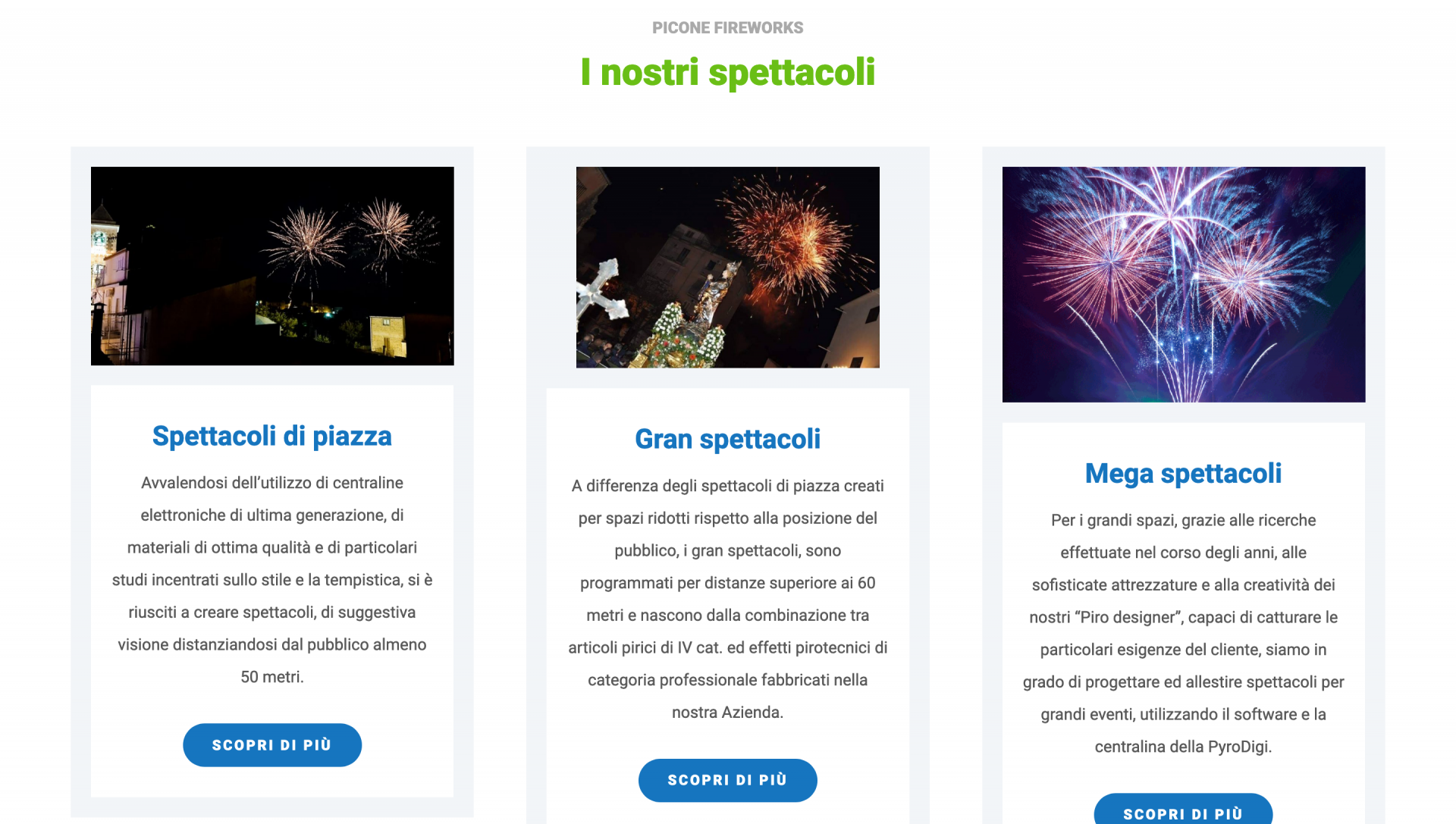 Picone Fireworks - SWA Advertising - Agenzia pubblicitaria, Web agency